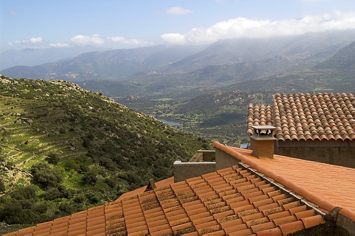Balagne over the roofs of San Antonino