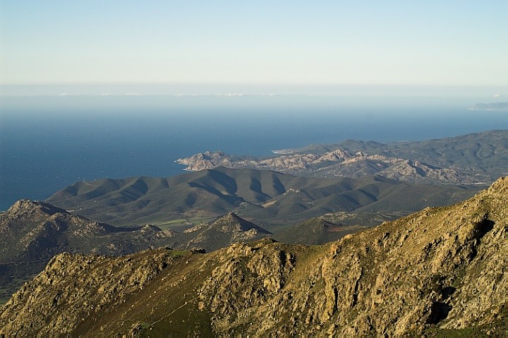 Green hills of Corsica